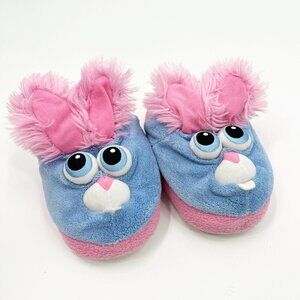 Pink Blue Bunny Slippers